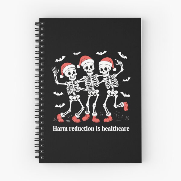 Item preview, Harm Reduction Skeleton Dancing Christmas Overdose Awareness designed and sold by ticlitule.