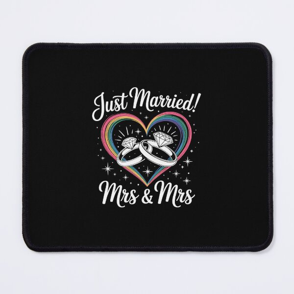 Item preview, Just Married! Mrs & Mrs Just Married Lesbian Couple designed and sold by Belkisallen.