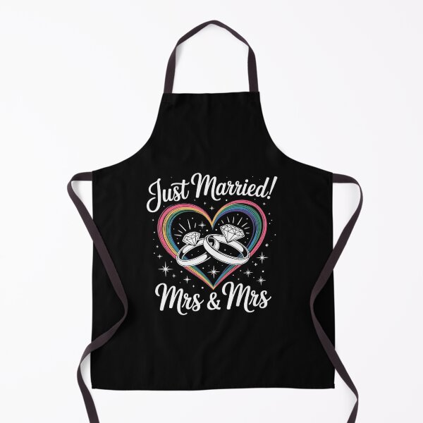 Item preview, Just Married! Mrs & Mrs Just Married Lesbian Couple designed and sold by Belkisallen.