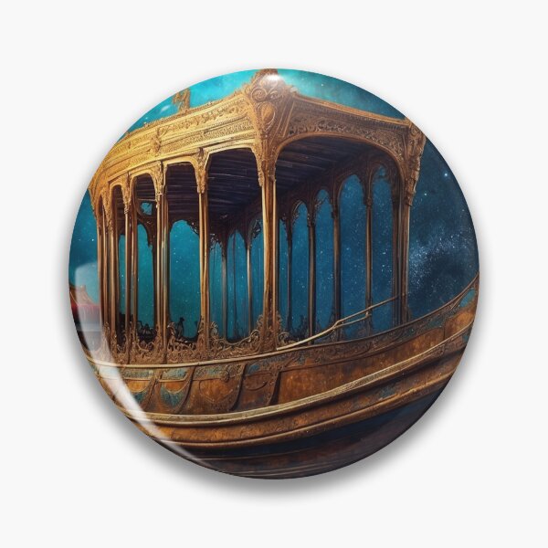 Item preview,  A Starlit Barge Embarks on a Heavenly Journey designed and sold by KilianSzmid.