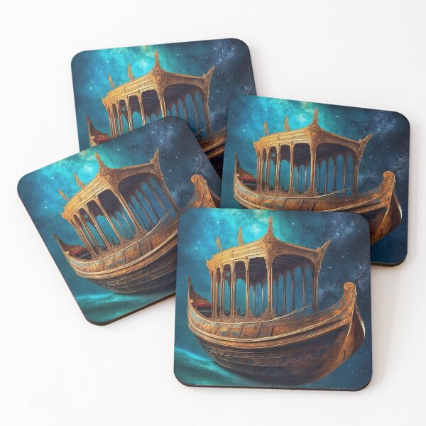 Item preview,  A Starlit Barge Embarks on a Heavenly Journey designed and sold by KilianSzmid.