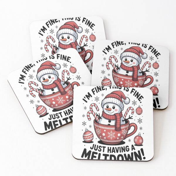 Item preview, Everything's Fine Just Having Meltdown Snowman Winter designed and sold by VladoZork.
