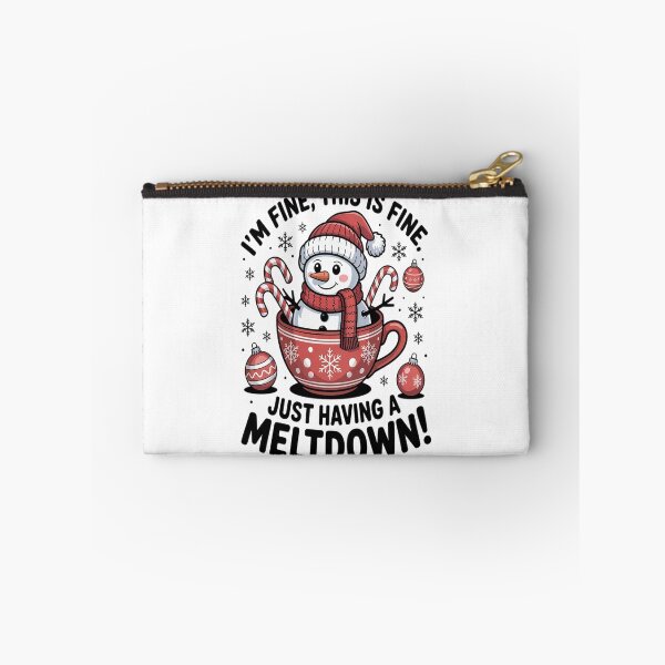 Item preview, Everything's Fine Just Having Meltdown Snowman Winter designed and sold by VladoZork.