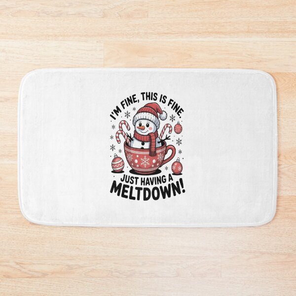 Item preview, Everything's Fine Just Having Meltdown Snowman Winter designed and sold by VladoZork.