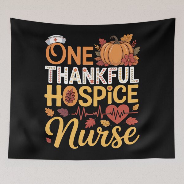 Item preview, Heartbeat Pumpkins Turkey Thanks One Thankful Hospice Nurse designed and sold by BiellaSar.