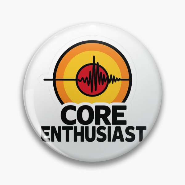 Item preview, Geophysicist Seismic Wave Sticker – Core Enthusiast Earth Science Badge designed and sold by TeeCraftTeeCo.