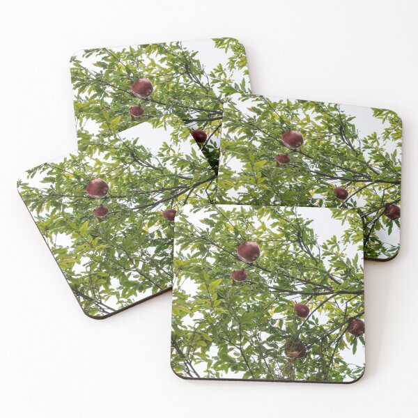 Item preview, Fruit Tree Sweet Harvest - Ripe Pomegranates Hanging on Branches designed and sold by Georgia Mizuleva.