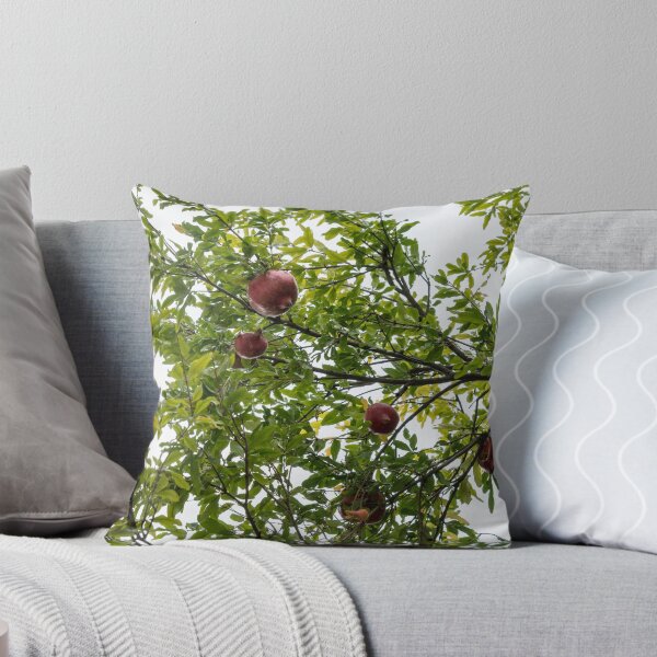 Item preview, Fruit Tree Sweet Harvest - Ripe Pomegranates Hanging on Branches designed and sold by Georgia Mizuleva.