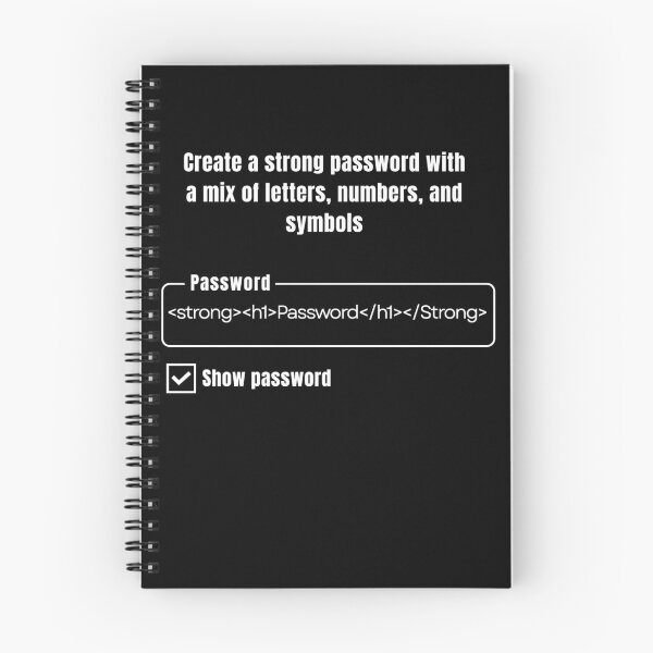 Artikelvorschau, T-Shirt mit lustigem Programmierer-Witz: „Starkes Passwort“ – das perfekte Geschenk für Entwickler entworfen und verkauft von cirereyes.
