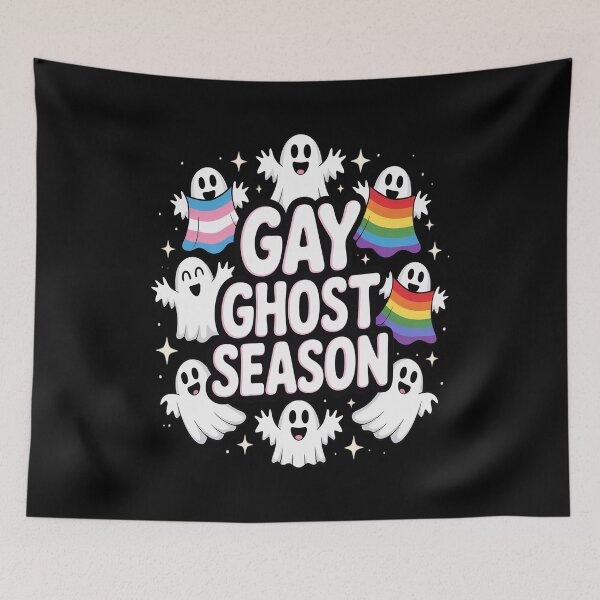 Item preview, Gay Ghost Season Tee Funny LGBTQ Halloween Gay Pride designed and sold by VladoZork.