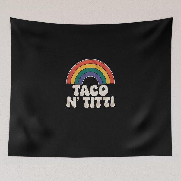 Item preview, Lesbian Gay Pride Women Girl Tacos And Titties Rainbow designed and sold by Belkisallen.