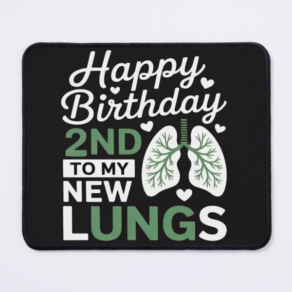 Item preview, Happy 2nd Birthday To My New Lung Transplant Anniversary designed and sold by Ikwalima.