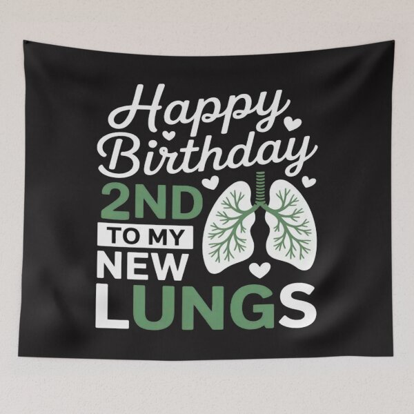 Item preview, Happy 2nd Birthday To My New Lung Transplant Anniversary designed and sold by Ikwalima.
