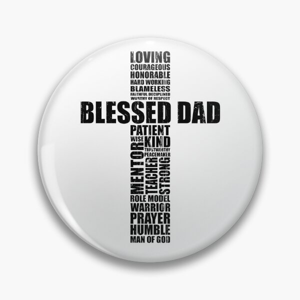 Item preview, Blessed Dad Cross designed and sold by andreallustd.