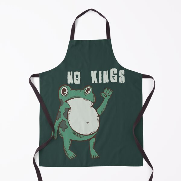 Item preview, no kings protest frog designed and sold by crestfallenmermaid.