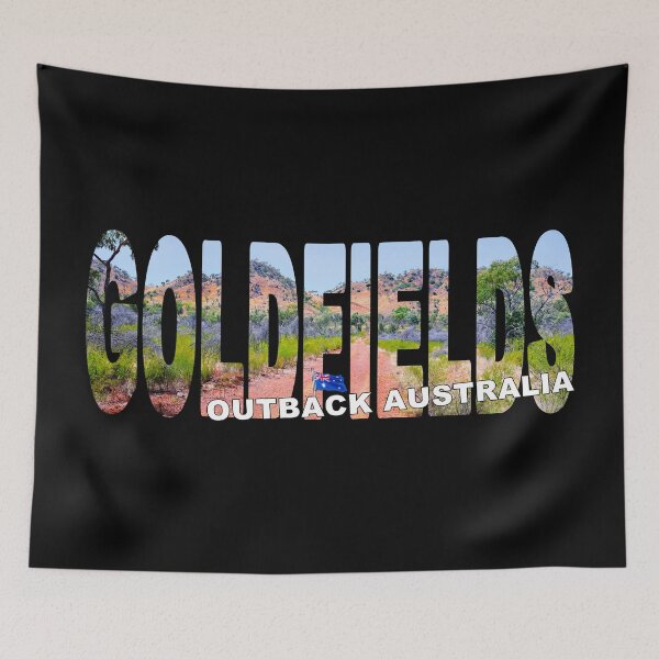 Item preview, GOLDFIELDS Outback Australia - Arid Aussie Red Dirt Scenery designed and sold by Adam Gormley.
