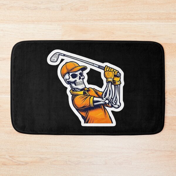 Item preview, Cool Skeleton Playing Golf Funny Golfer Sticker designed and sold by FestivityFinds.