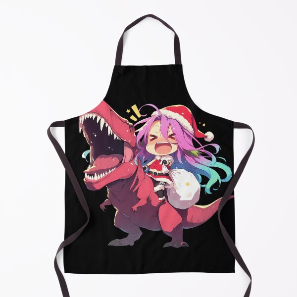 Item preview, Jibril No Game No Life Anime Christmas Dinosaur Santa Claus Kawaii Chibi Style designed and sold by HumbertoValveno.
