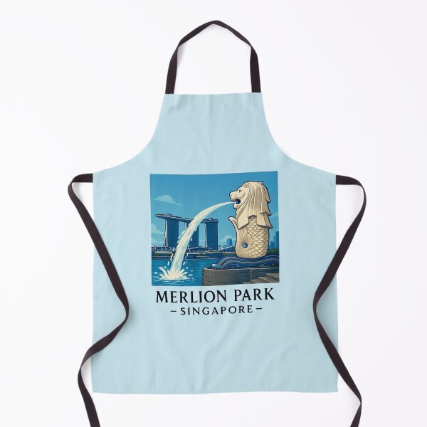 Item preview, Merlion Park - Singapore designed and sold by Myra365Art.