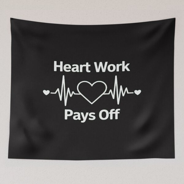 Item preview, Heart Work Pays Off Cardiology  designed and sold by Ikwalima.