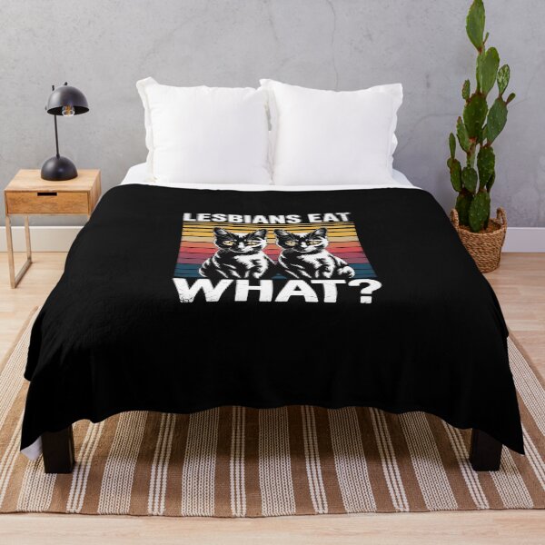 Item preview, Lesbians Eat What Cat Lover LGBTQ Humor Women designed and sold by Belkisallen.