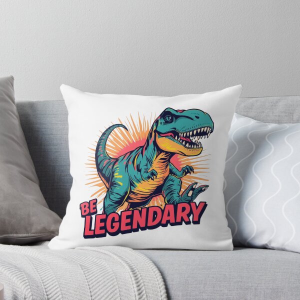 Item preview, Cool Dinosaur with ‘BE LEGENDARY’ Text designed and sold by Vectorfever.
