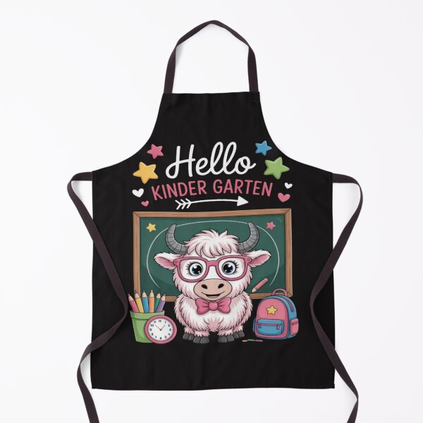 Item preview, Hello Kinder Garten Cute Cow Back To School Teacher  designed and sold by Ikwalima.