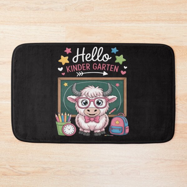 Item preview, Hello Kinder Garten Cute Cow Back To School Teacher  designed and sold by Ikwalima.