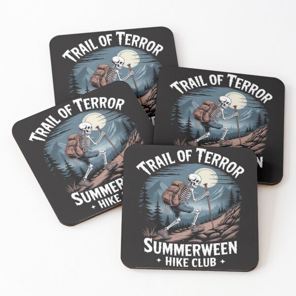 Item preview, Hiking Skeleton Camp Spooky Summerween Summer designed and sold by Ikwalima.