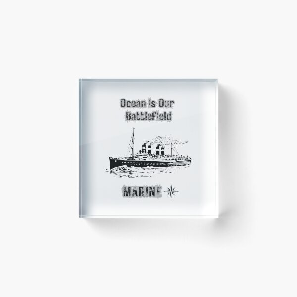Item preview, Ocean Is Our Battlefield – Navy Warship Design designed and sold by Umbrella urban.