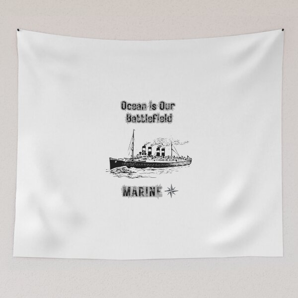Item preview, Ocean Is Our Battlefield – Navy Warship Design designed and sold by Umbrella urban.