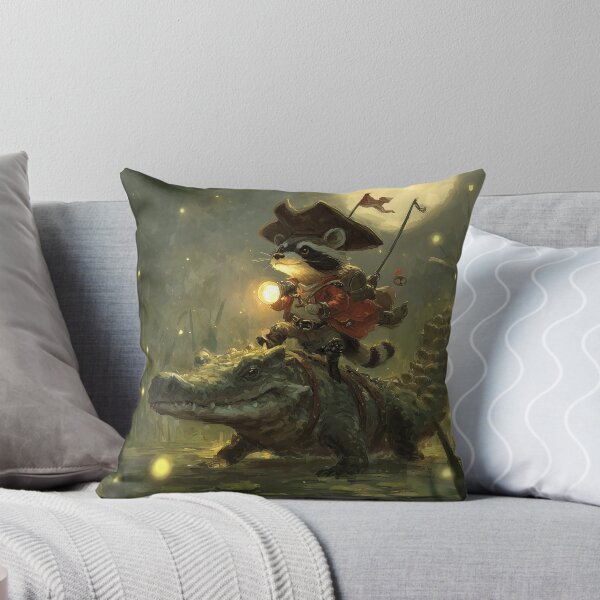 Item preview, Captain Raccoon & The Swamp Beast designed and sold by ArgentoArt.