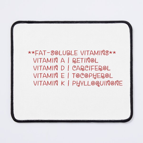 Item preview, Vitamins ADEK | Vitamin Typography designed and sold by RYUcreationsLab.