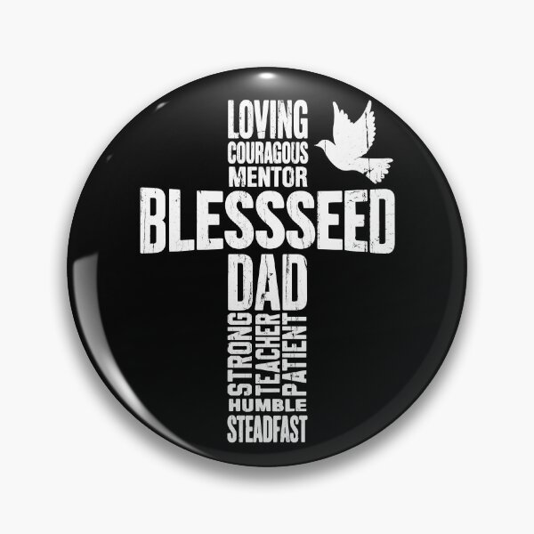 Item preview, Blessed Dad Cross designed and sold by andreallustd.
