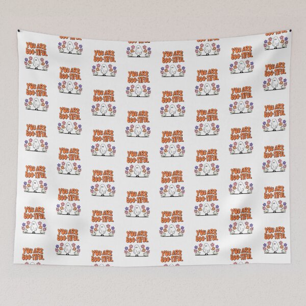 Item preview, You Are Boo-tiful Groovy Ghost Retro Halloween T-Shirt designed and sold by FestivityFinds.