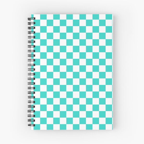 Item preview, Turquoise And White Checkerboard Pattern designed and sold by rewstudio.