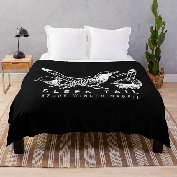 Item preview, Line Drawing Of Three Azure-Winged Magpies designed and sold by EganPace.