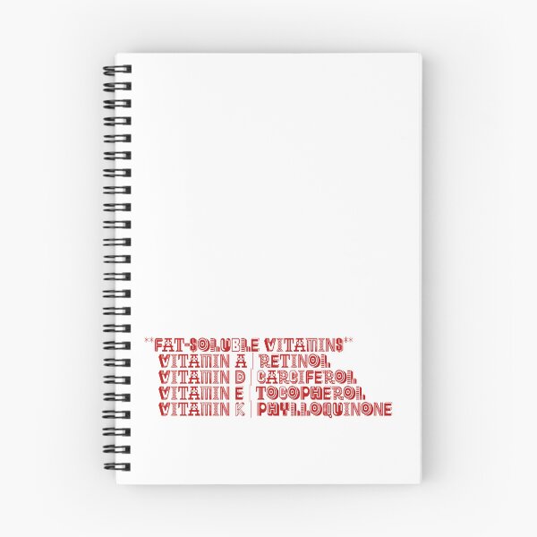 Item preview, Vitamins ADEK | Vitamin Typography designed and sold by RYUcreationsLab.