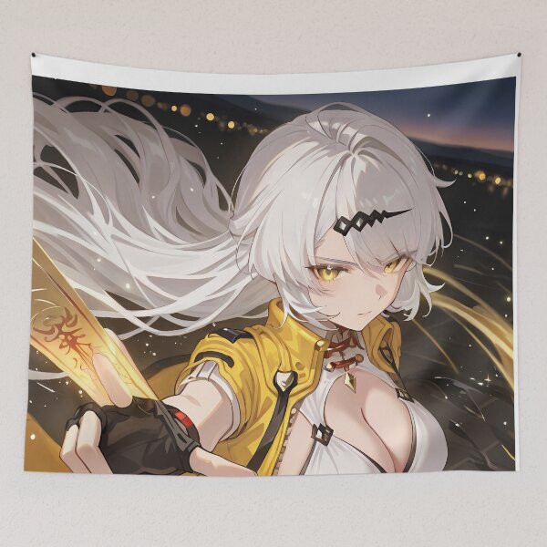 Item preview, Dynamic Battle Yixuan Zenless Zone Zero Anime Girl Waifu Yellow Black Gold Action designed and sold by Raslbazola.