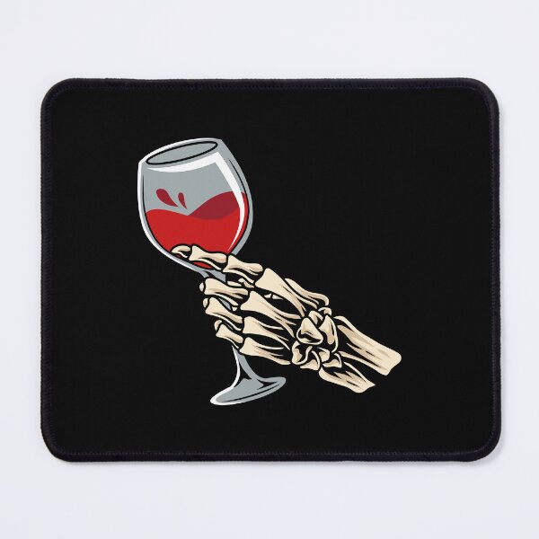 Item preview, Skeleton hand with wine glass designed and sold by Joncasmiart.