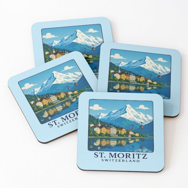 Item preview, St. Moritz, Switzerland designed and sold by Myra365Art.