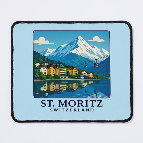 Item preview, St. Moritz, Switzerland designed and sold by Myra365Art.