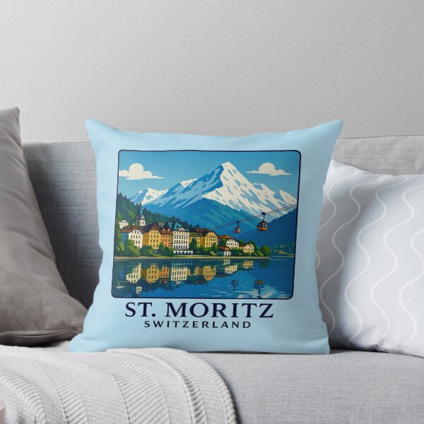 Aperçu de l'œuvre Saint-Moritz, Suisse créée et vendue par Myra365Art.