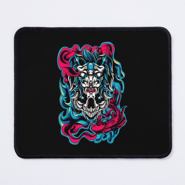 Item preview, Skeleton with fish and lion designed and sold by Joncasmiart.