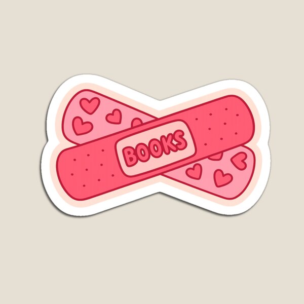 Item preview, Book Bandage with Hearts - Red and Pink design designed and sold by theliteraryedit.