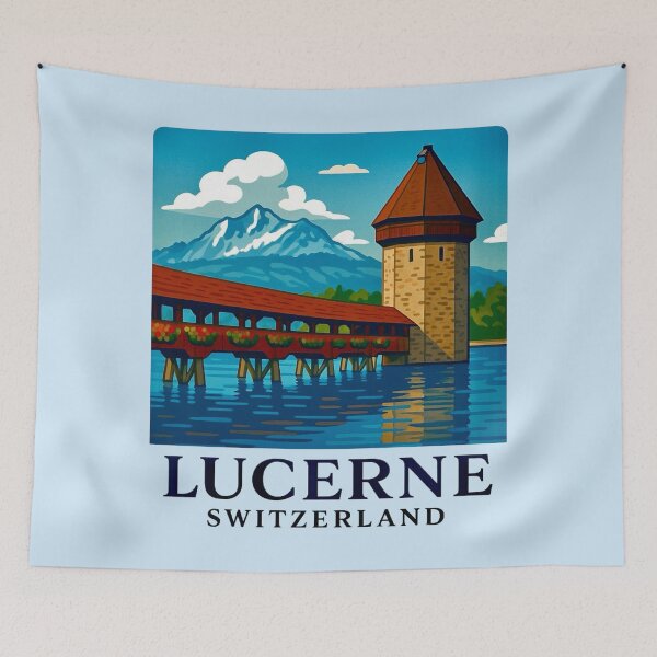 Item preview, Lucerne, Switzerland designed and sold by Myra365Art.