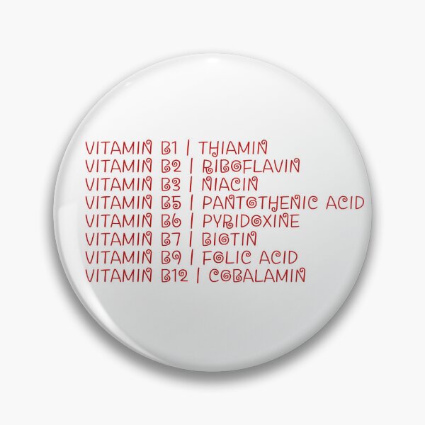Item preview, Vitamin B Group | Vitamin Typography designed and sold by RYUcreationsLab.