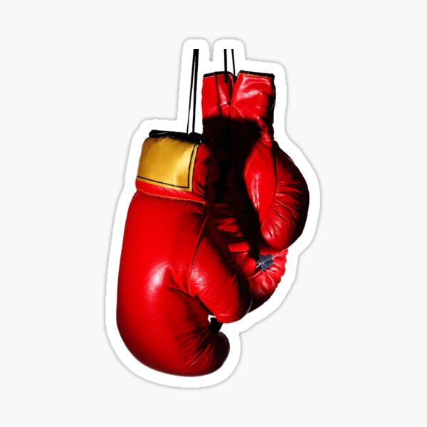 "boxing gloves" Sticker for Sale by cwalter Redbubble