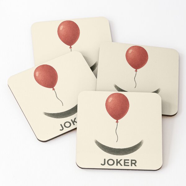 Item preview, Joker Balloon and Smile Minimal Art designed and sold by stillnoir.