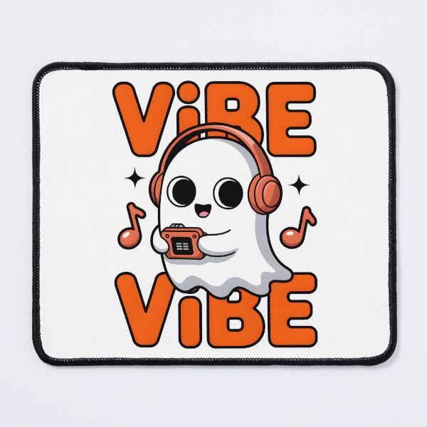 Item preview, Vibe Ghost – Cute Music Lover Halloween Party designed and sold by Taans-Creation.